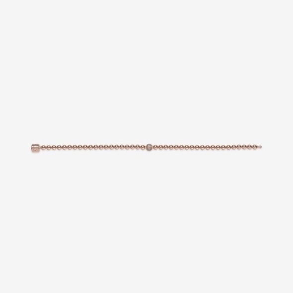 Rose Beads  Pave Bracelet Pandora CA Brand