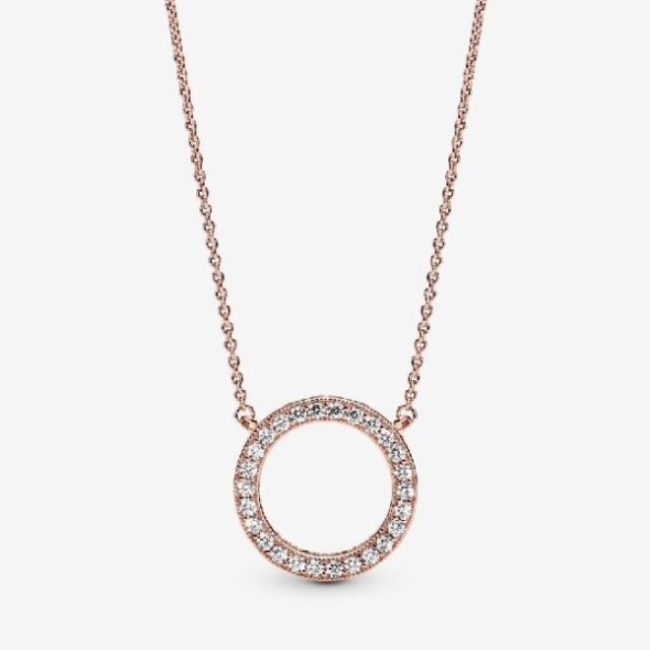 Rose Circle of Sparkle Necklace Pandora CA