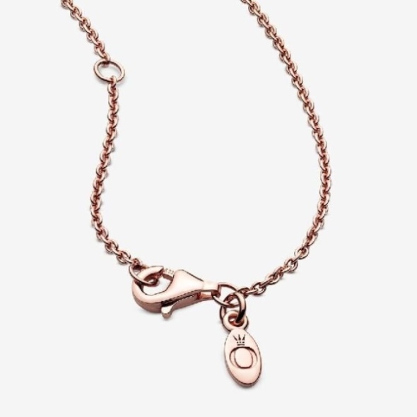 Rose Classic Cable Chain Necklace Pandora CA