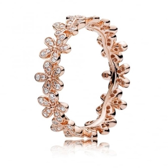 Rose Daisy Flower Ring Pandora CA