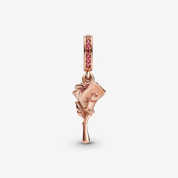 Rose Flower Dangle Charm-Final Sale Pandora CA