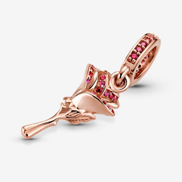 Rose Flower Dangle Charm-Final Sale Pandora CA