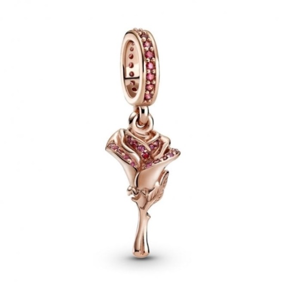 Rose Flower Dangle Charms Pandora CA