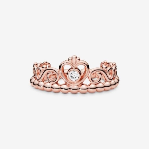Rose Princess Tiara Ring Pandora CA Brand