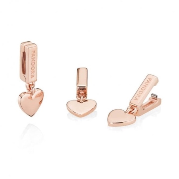 Rose Reflexions Floating Heart Charms Pandora CA