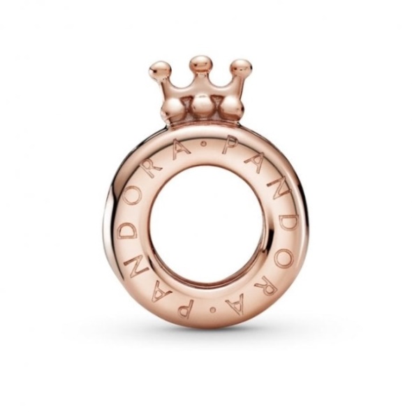 Rose Signature Small Crown O Charms Pandora CA