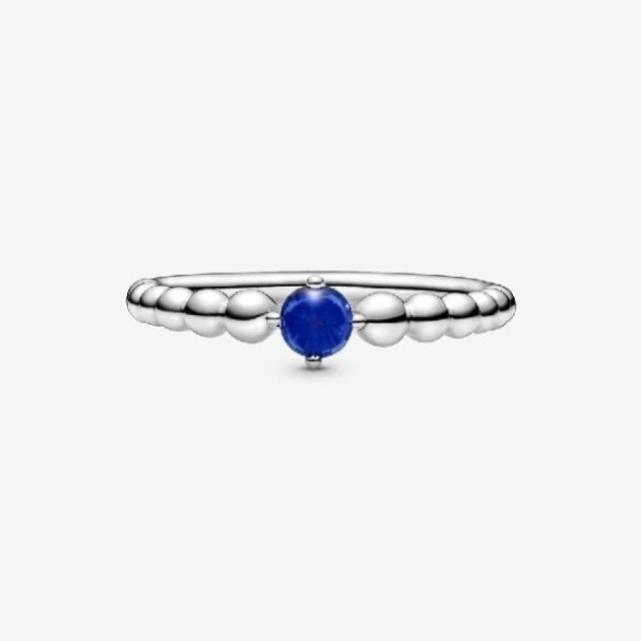 September Birthstone Beaded Pandora CA Ring
