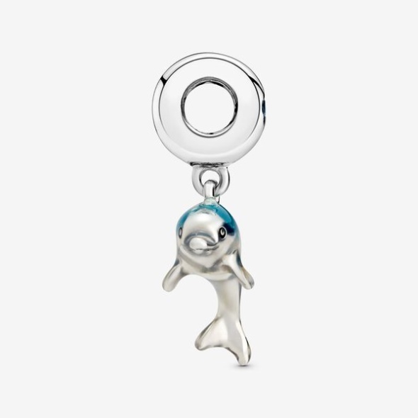 Shimmering Dolphin Dangle Charm Pandora CA