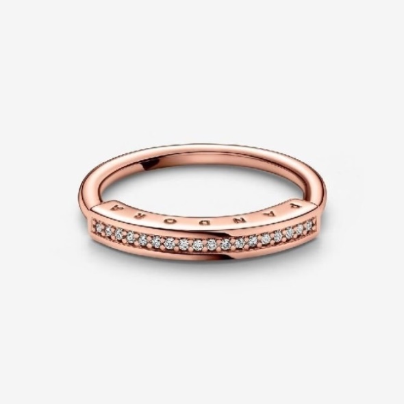 Signature Rose Pandora CA I-D Pave Ring