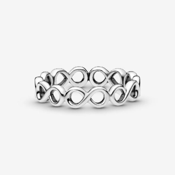 Simple Infinity Pandora CA Brand Band Stacking Ring