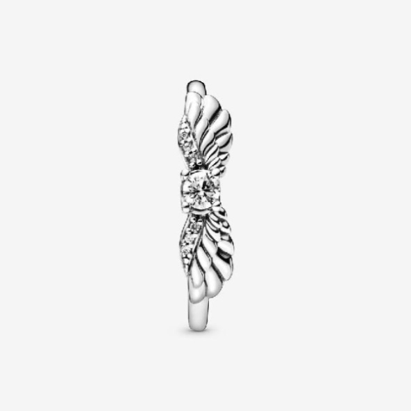 Sparkling Angel Wings Ring Brand Pandora CA