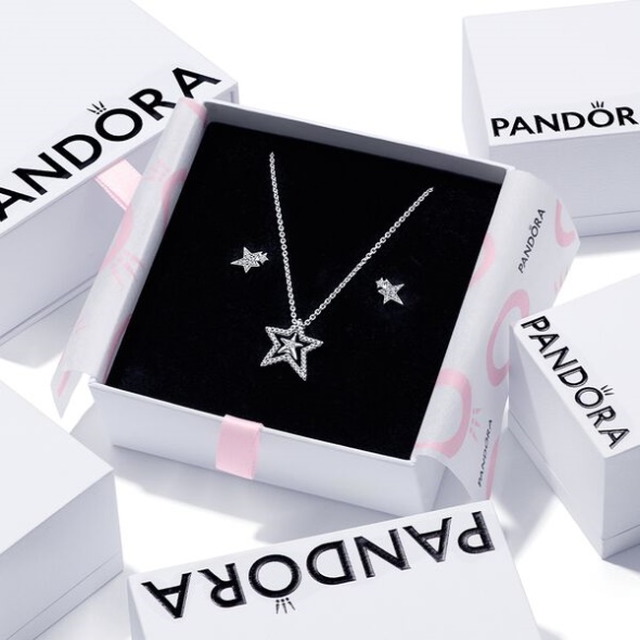 Sparkling Asymetric Star Jewelry Gift Set Pandora CA