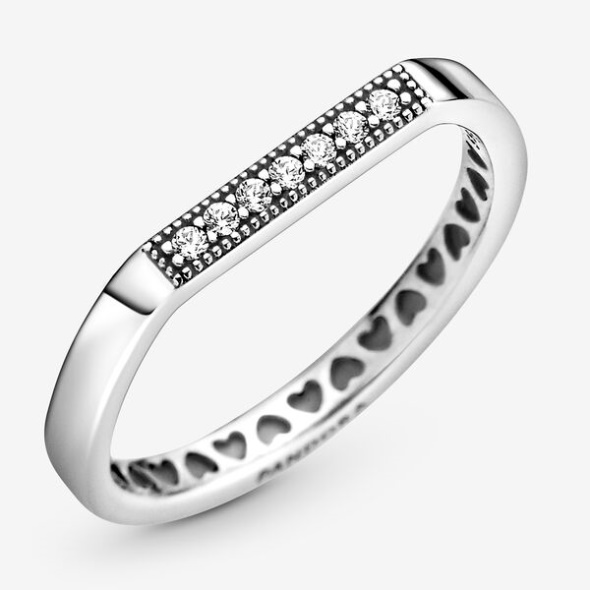 Sparkling Bar Stacking Ring Pandora CA
