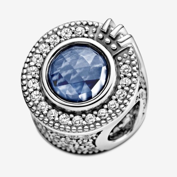 Sparkling Blue Crown O Charm Pandora CA