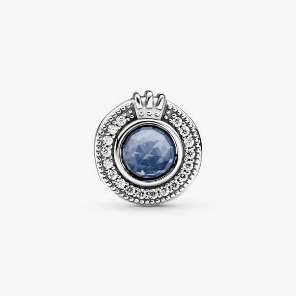 Sparkling Blue Crown O Charm Pandora CA