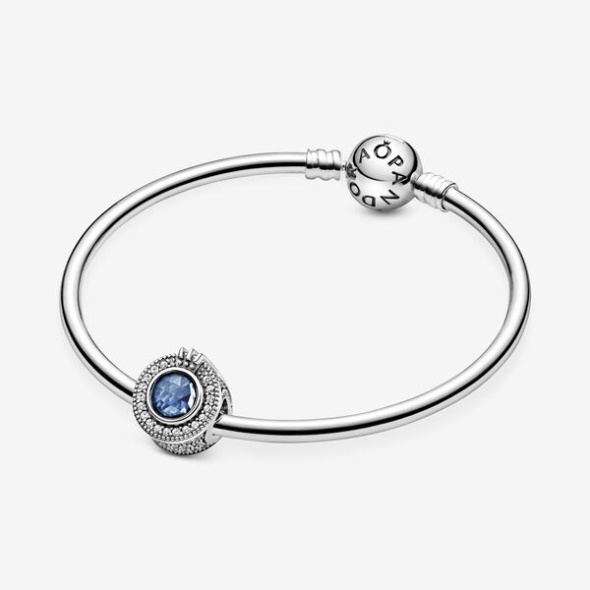 Sparkling Blue Crown O Charm Pandora CA