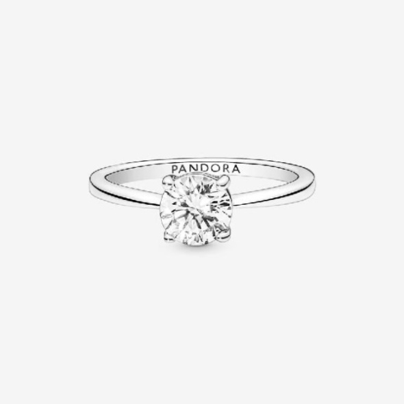 Sparkling Brand Pandora CA Solitaire Ring