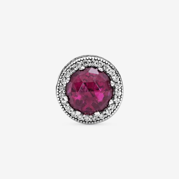 Sparkling Cerise Pink Charm Pandora CA