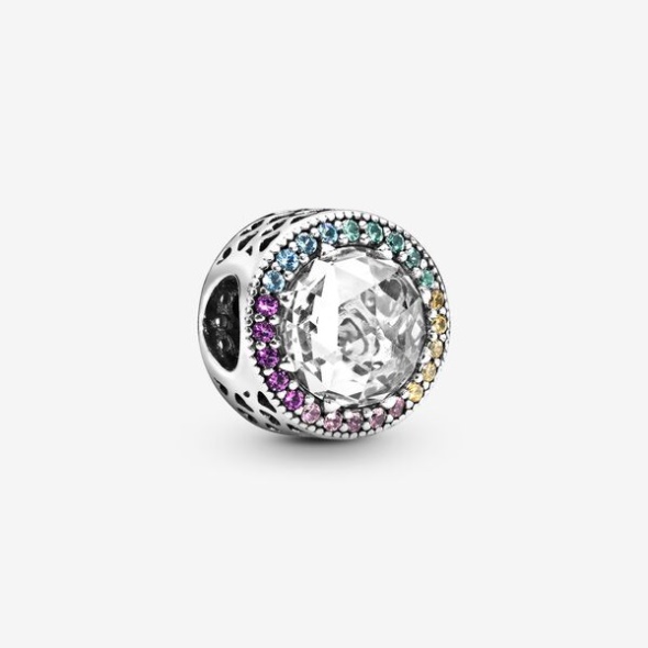 Sparkling Clear Charm Pandora CA Sterling Silver
