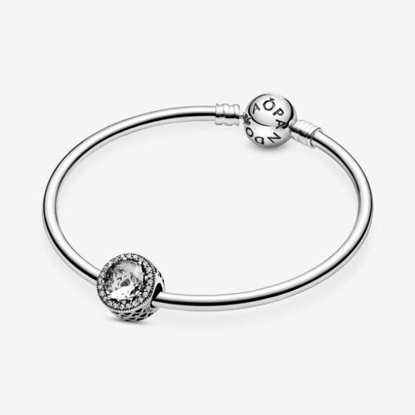 Sparkling Clear Charm Pandora CA Sterling Silver