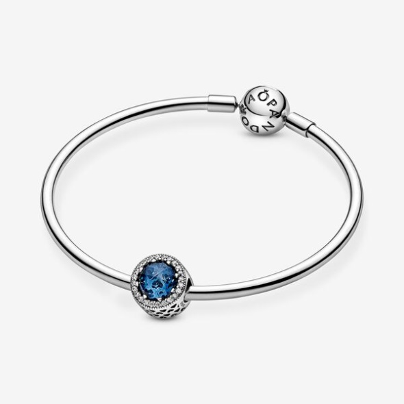 Sparkling Dark Blue Charm Pandora CA