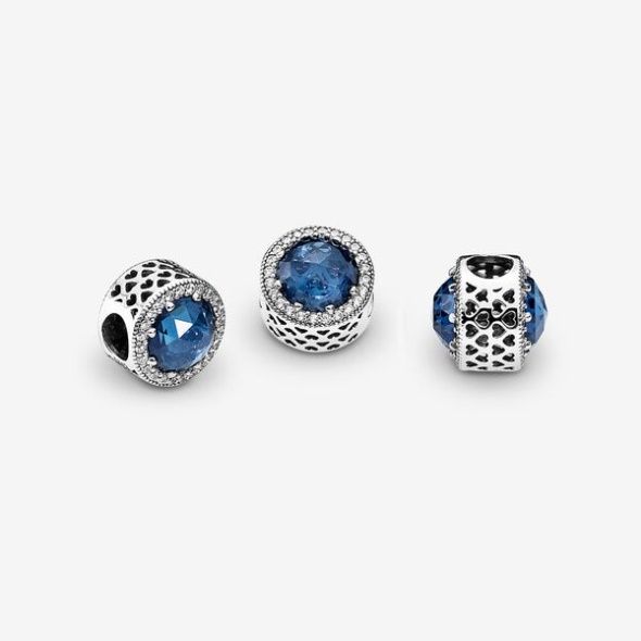 Sparkling Dark Blue Charm Pandora CA