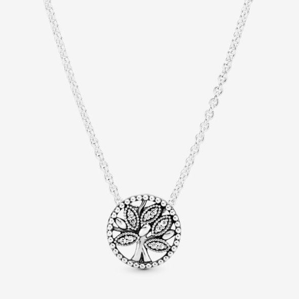Sparkling Family Tree Necklace Pandora CA