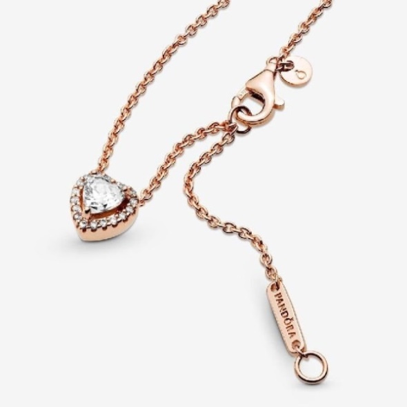 Sparkling Heart Collier Necklace Pandora CA