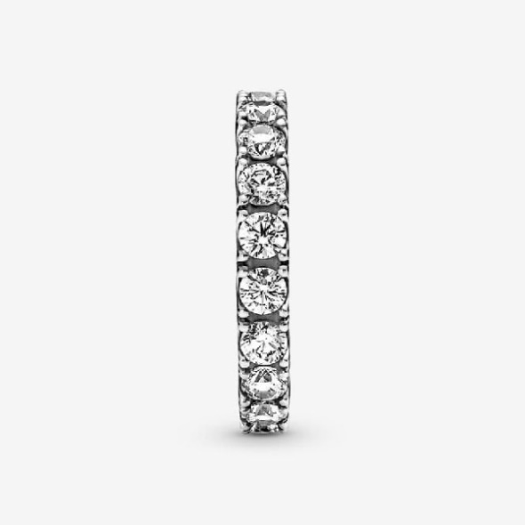Sparkling Pandora CA Row Eternity Ring