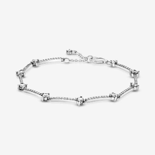 Sparkling Pave Bars Bracelet Pandora CA