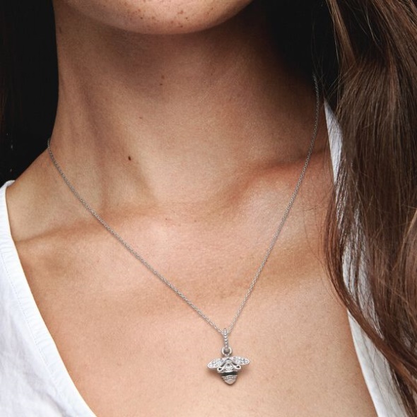 Sparkling Queen Bee Pendant Pandora CA