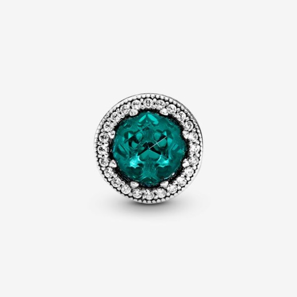Sparkling Sea Green Charm Pandora CA