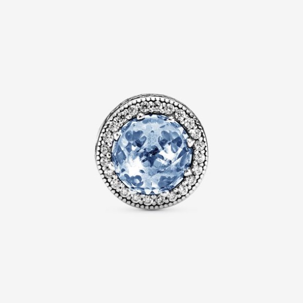 Sparkling Sky Blue Charm Pandora CA