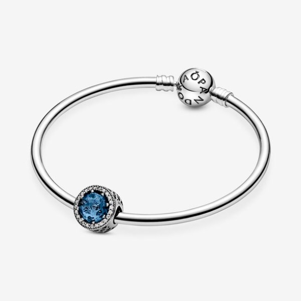 Sparkling Sky Blue Charm Pandora CA
