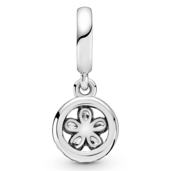 Sparkling Snowflake Circle Dangle Charms Pandora CA