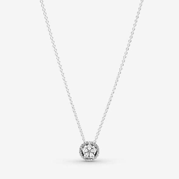 Sparkling Snowflake Collier Necklace Pandora CA