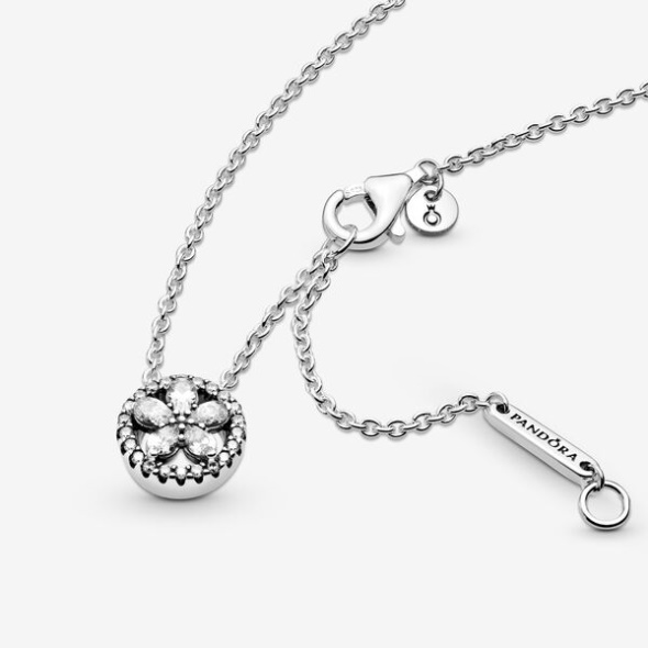 Sparkling Snowflake Collier Necklace Pandora CA