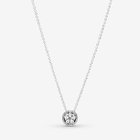 Sparkling Snowflake Collier Necklace Pandora CA