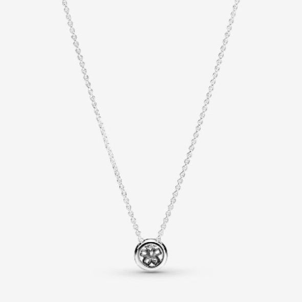 Sparkling Snowflake Collier Necklace Pandora CA