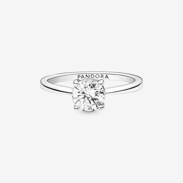 Sparkling Solitaire Ring Pandora CA