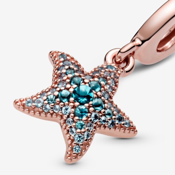 Sparkling Starfish Dangle Charm Pandora CA