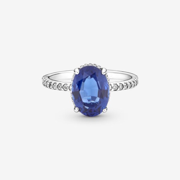 Sparkling Statement Halo Ring Pandora CA
