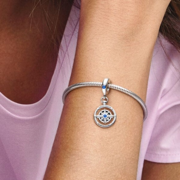 Spinning Compass Dangle Charm Pandora CA