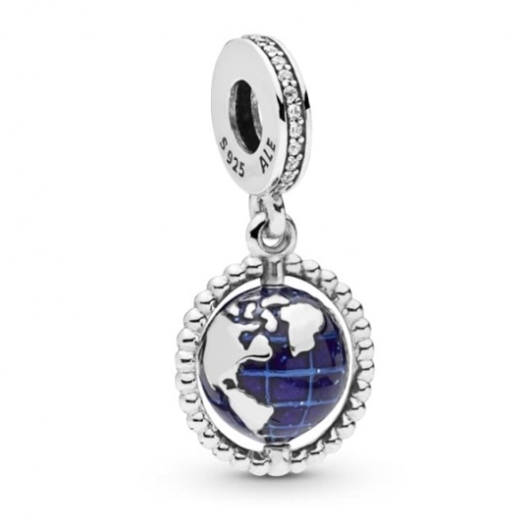 Spinning Globe Dangle Charms Pandora CA