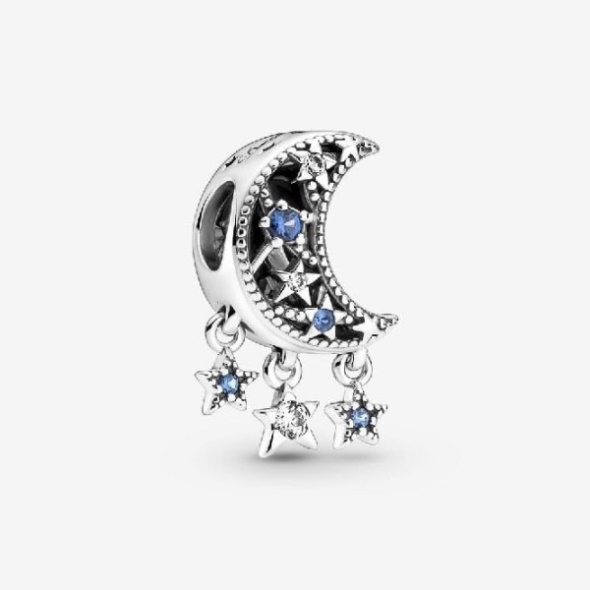 Star  Crescent Moon Charms Pandora CA