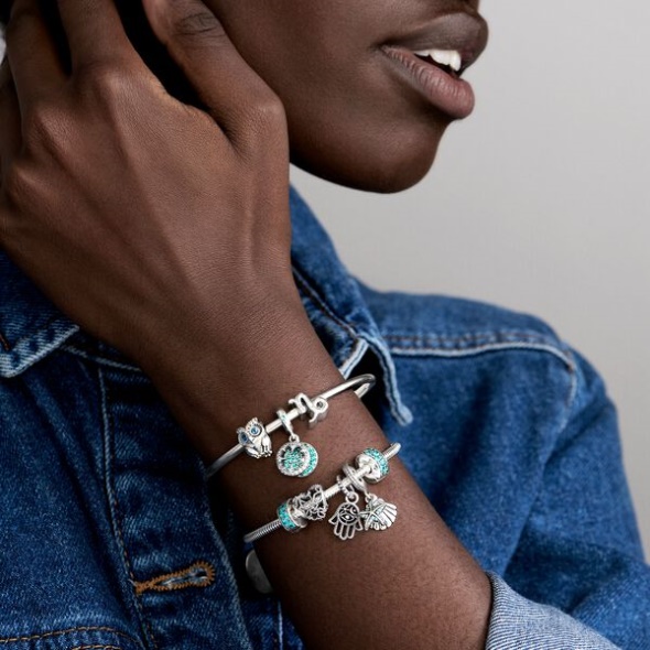 Starfish And Sea Shell Dangle Charm Pandora CA