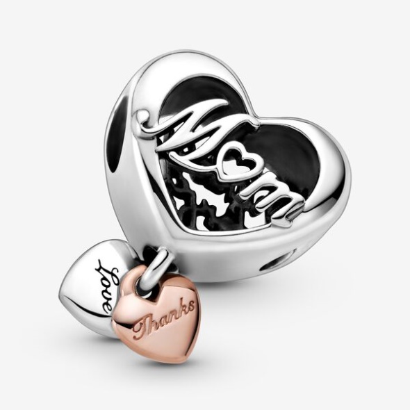 Thank You Mum Heart Charm Pandora CA