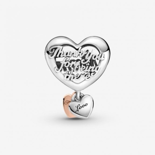 Thank You Mum Heart Charms Pandora CA