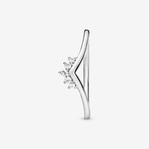 Tiara Wishbone Ring Pandora CA Sterling Silver