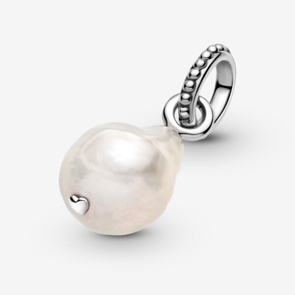 Treated Freshwater Cultured Baroque Pearl Pendant Pandora CA